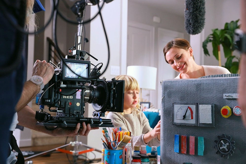 Element 7 production crew filming branded content in Seattle