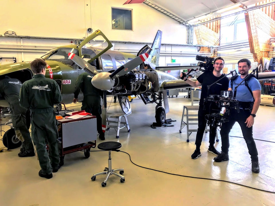 E7 production crew filming