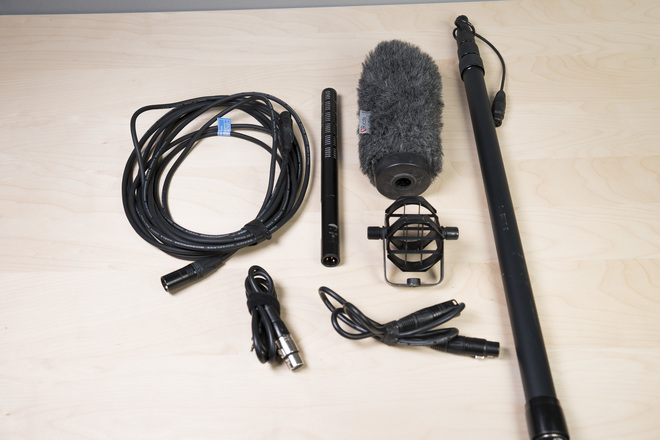 Sennheiser ME66 Shotgun Mic and Boom Pole