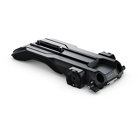 Quick-release VCT plate with Blackmagic shoulder mount