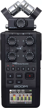 Zoom H6 Handy Recorder with Interchangeable Microphone System
