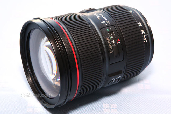 Canon EF 24-70mm f/2.8 L II USM with Cine Gears