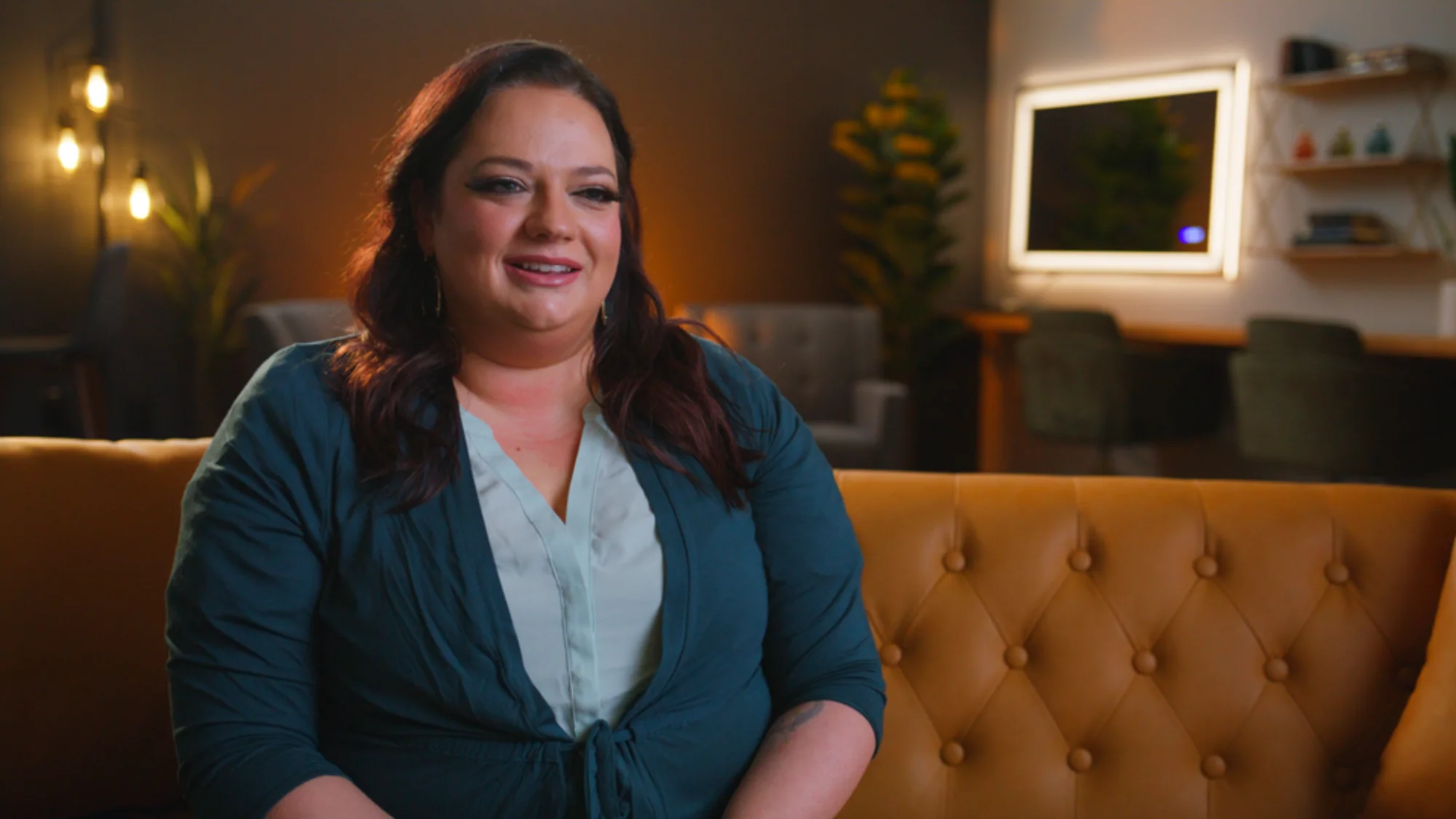 Seattle brand storytelling interview frame with cinematic key light