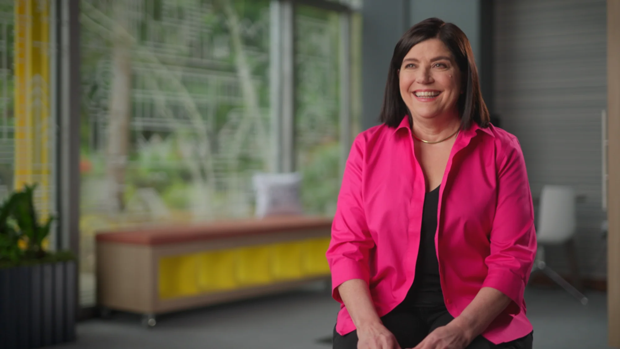 Hero interview composition for Seattle brand storytelling production