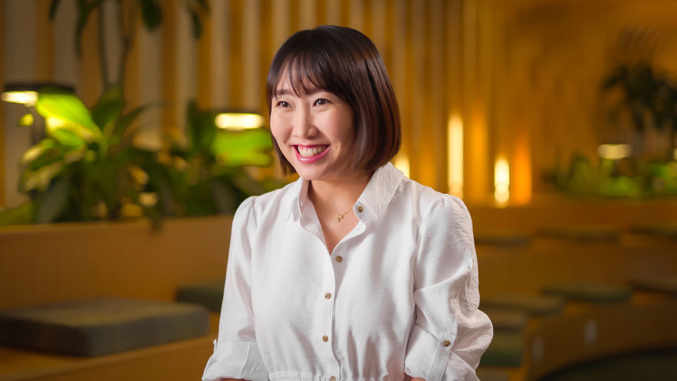 Cinematic portrait interview frame for Seattle company brand video