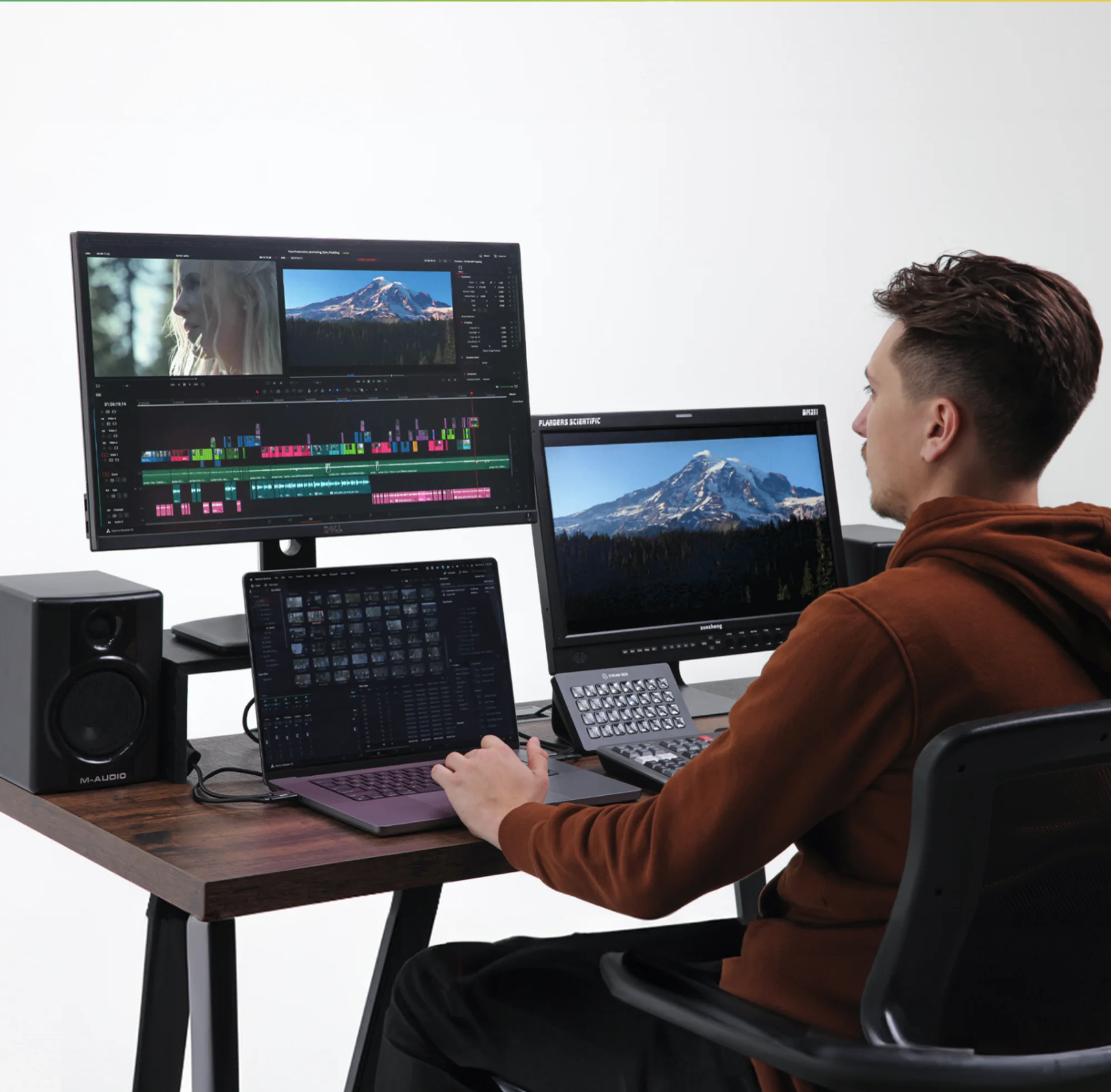 Post-production edit suite