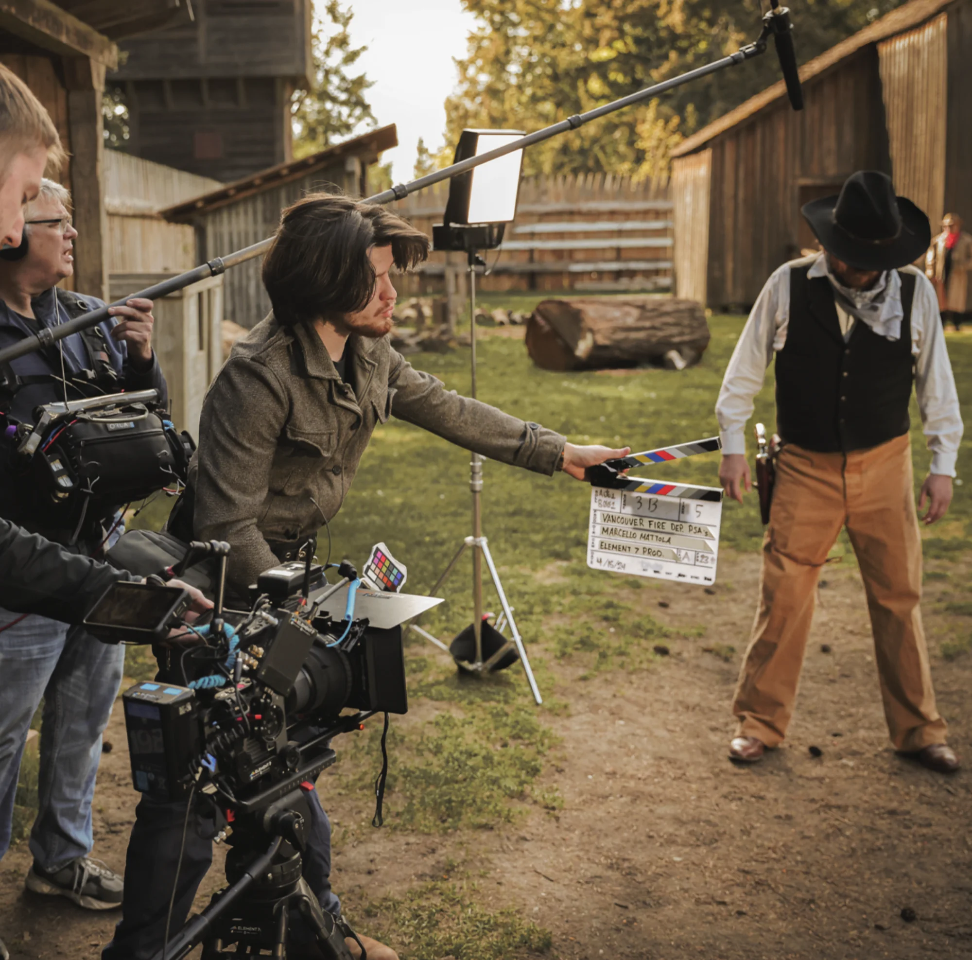 Commercial production on set