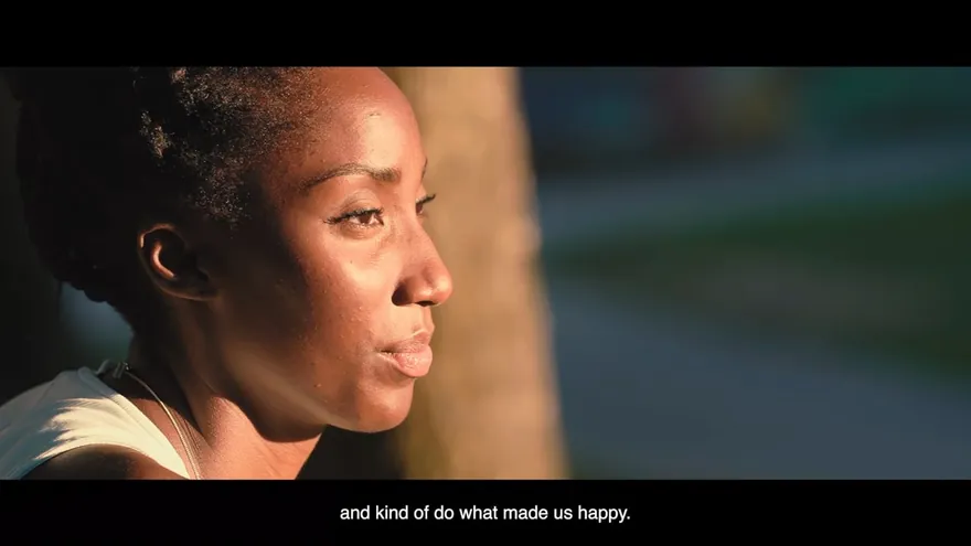 WNBA player Ezi Magbegor cinematic portrait