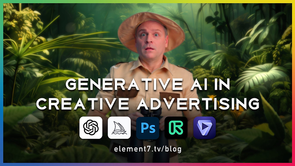Generative AI advertising concept artwork thumbnail