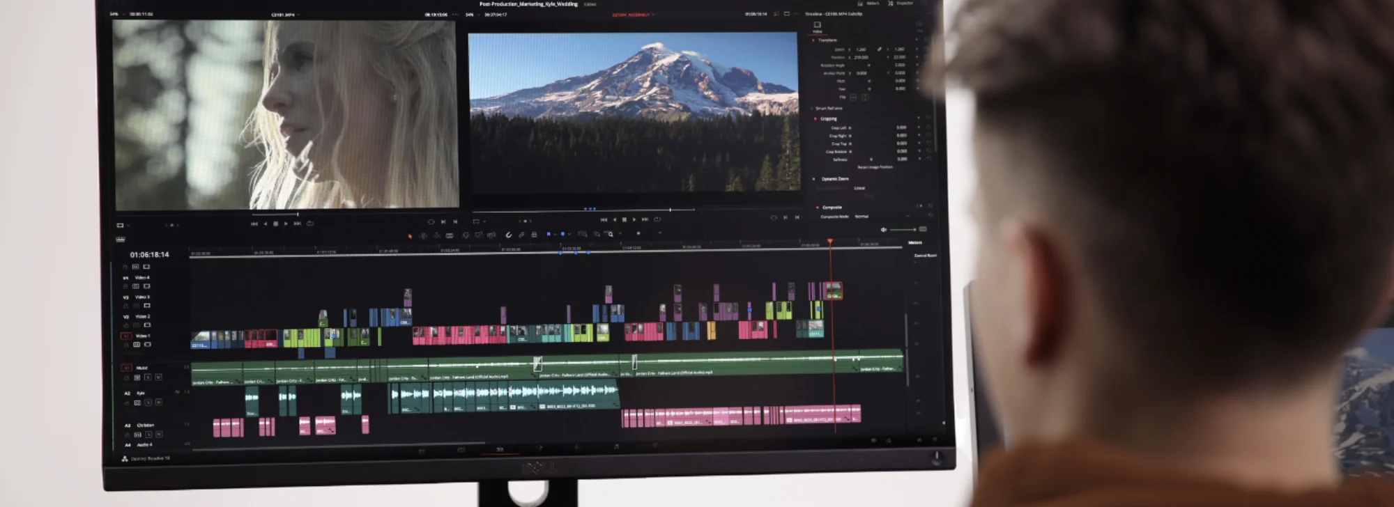 Post-production editing